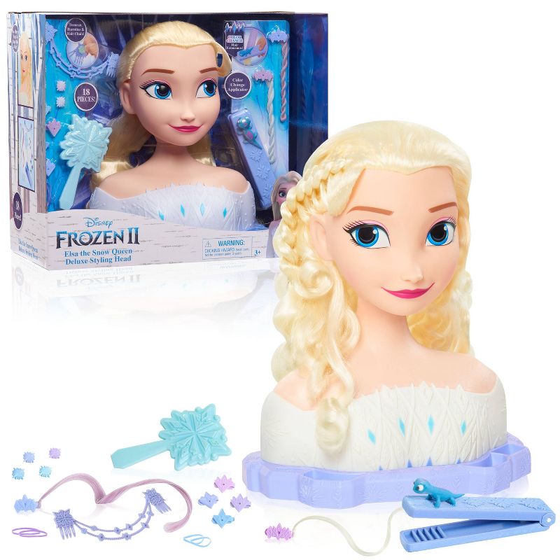 Disney Frozen 2 Deluxe Elsa the Snow Queen Styling Head 17pc