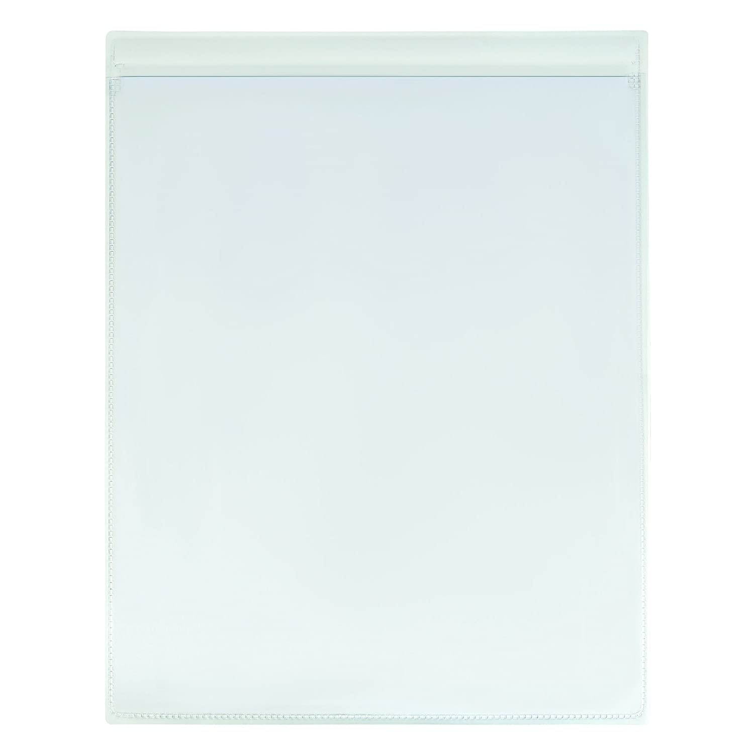 BOX USA BJTH254 Top Loading Self-Adhesive Holder, 9" x 12", 9" Width, 12" Length, Clear (Pack of 50)