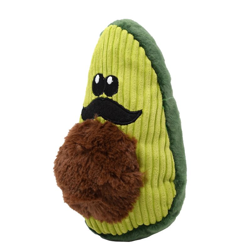 Good Stuffing Avocado Dog Toy - Green