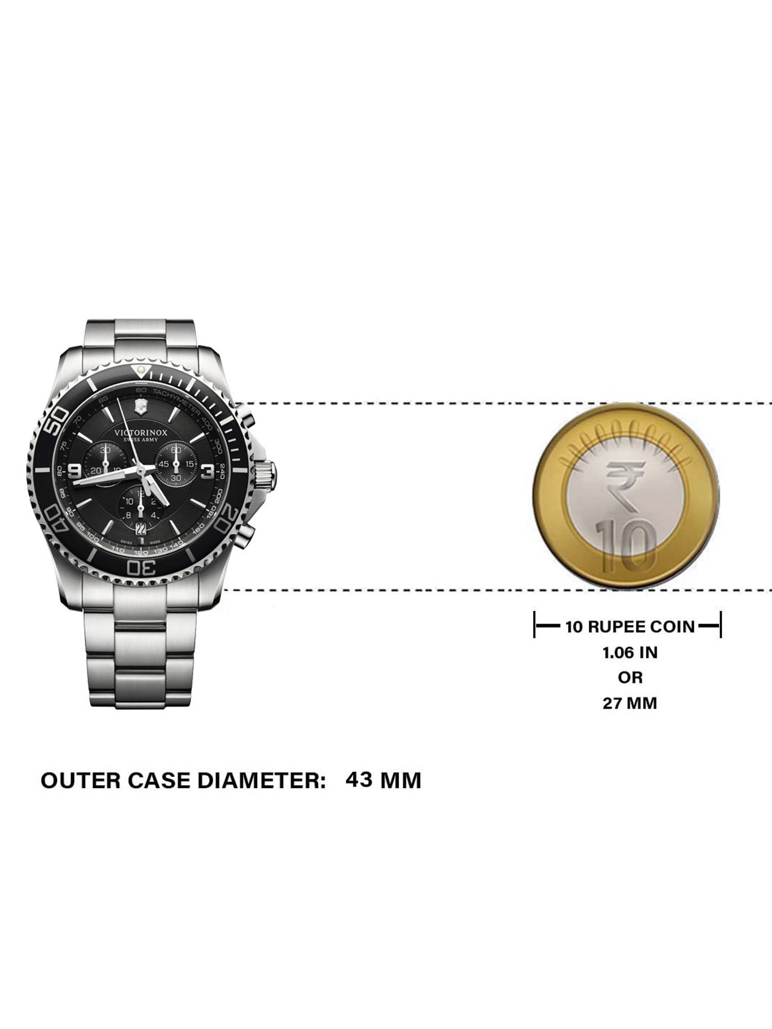 VICTORINOX V241695 Maverick Analog Watch for Men