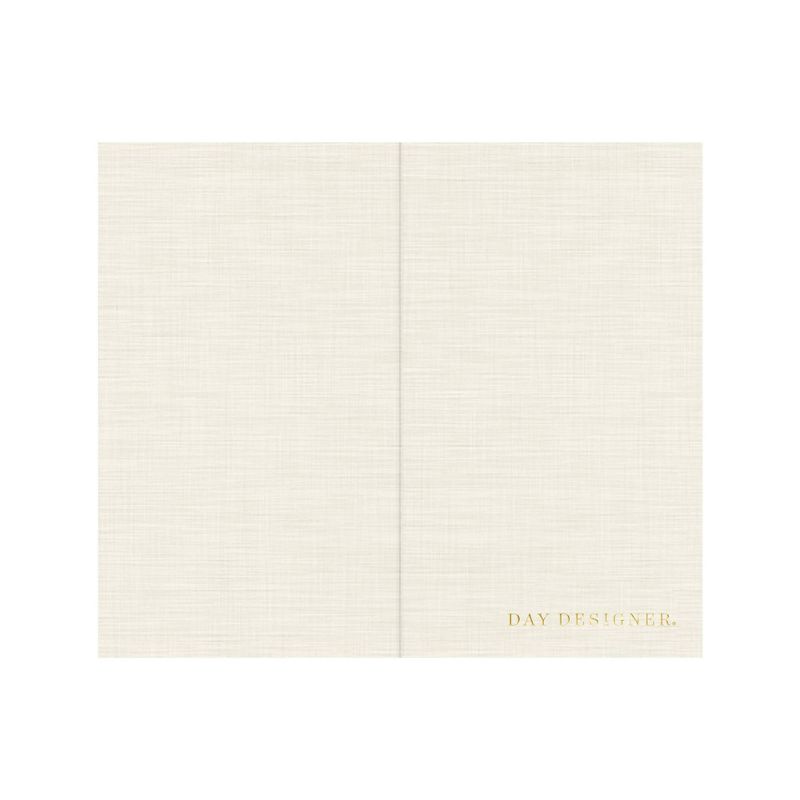 Day Designer Desk Folio Pearlized Cream - Blue Sky