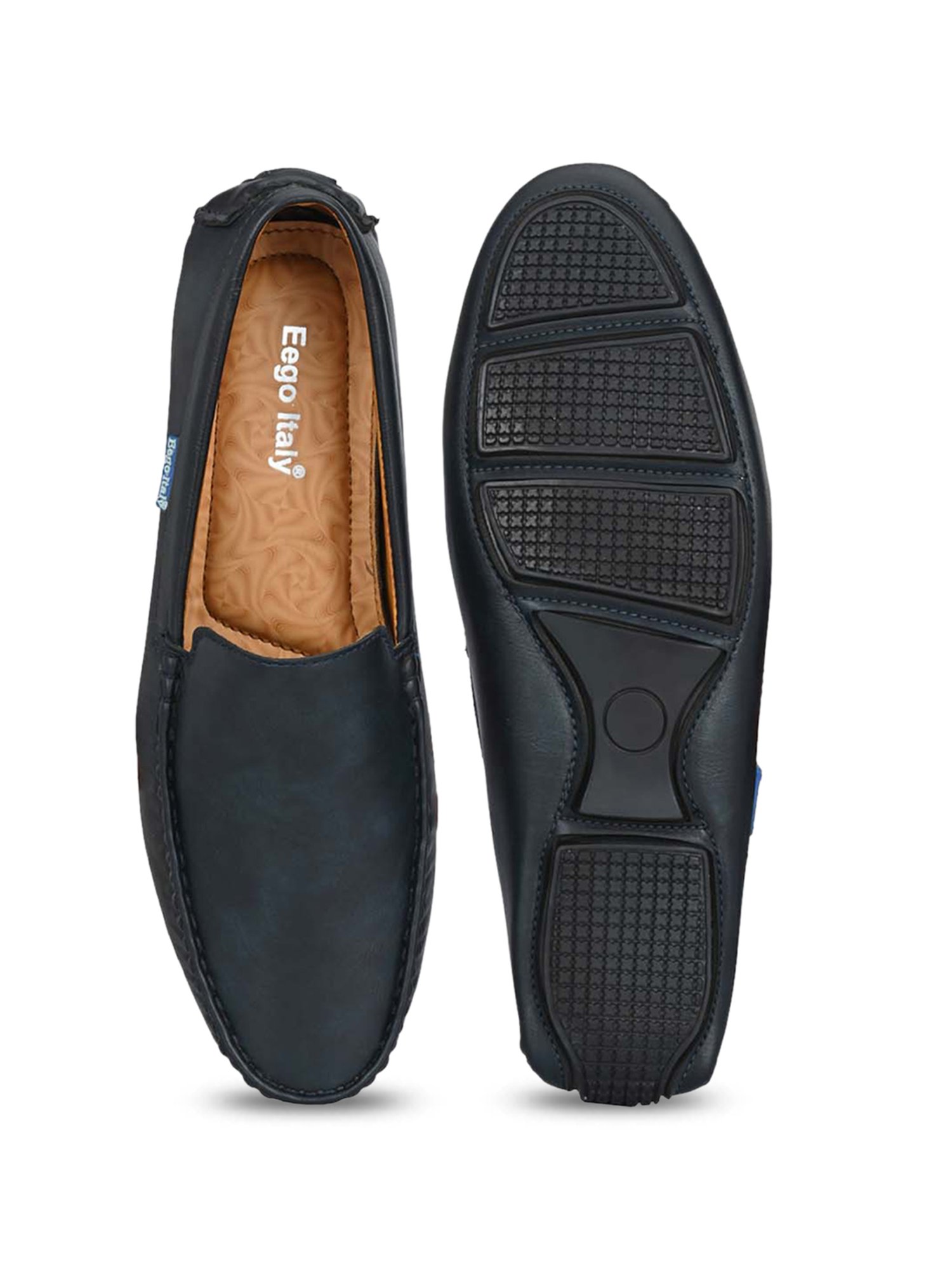 Eego Italy Men's Blue Casual Loafers