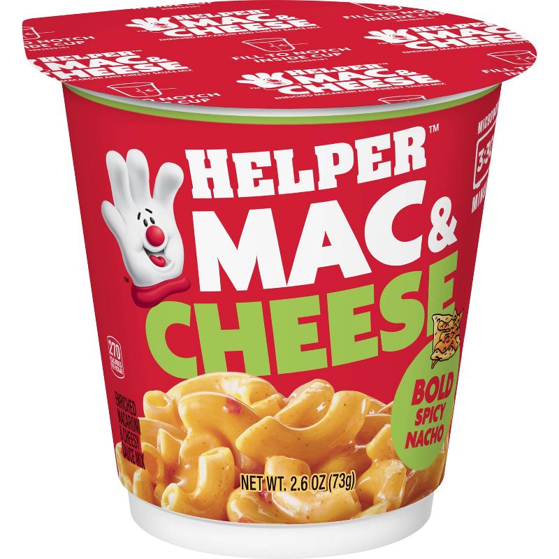 Hamburger Helper Bold XL Microwave Single Serve Cups Nacho Cheese - 2.6oz