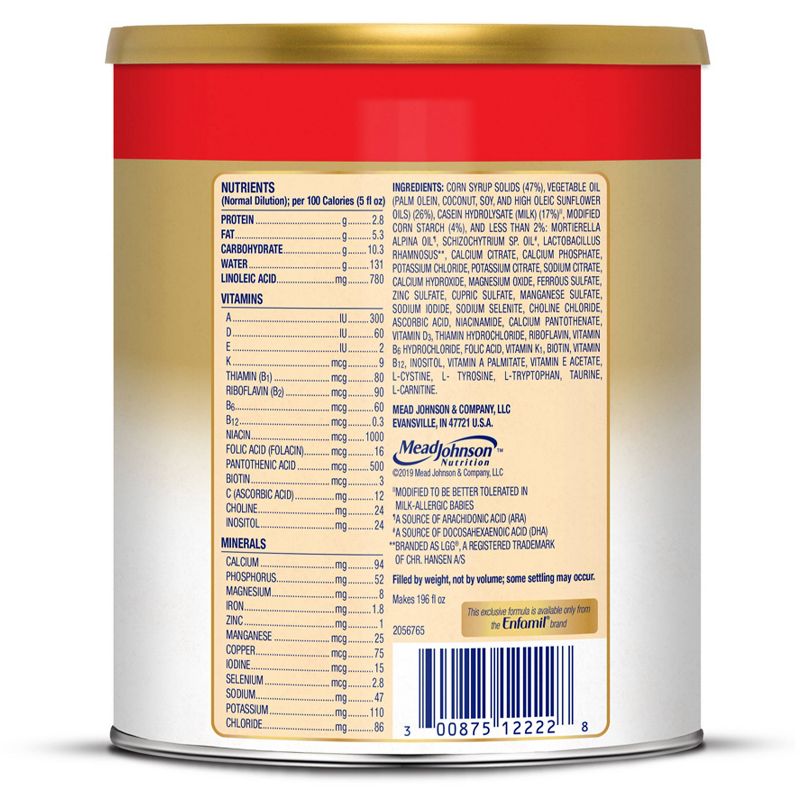 Enfamil Nutramigen with Enflora LGG Hypoallergenic Formula Powder - 27.8oz