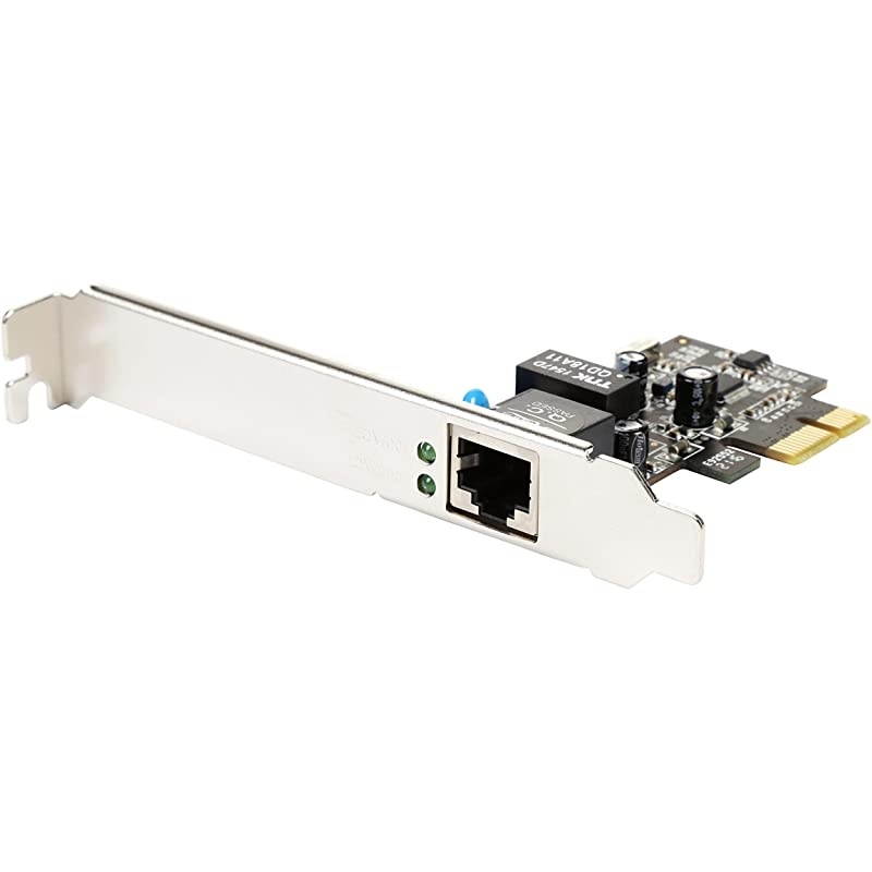 101001000 Mbps Ethernet Card Network Adapter Card Network Interface Card NIC Gigabit RJ45 PCIe Network Card with Power Saving for Computer Systems and Servers PCIE 1000M RC411v3