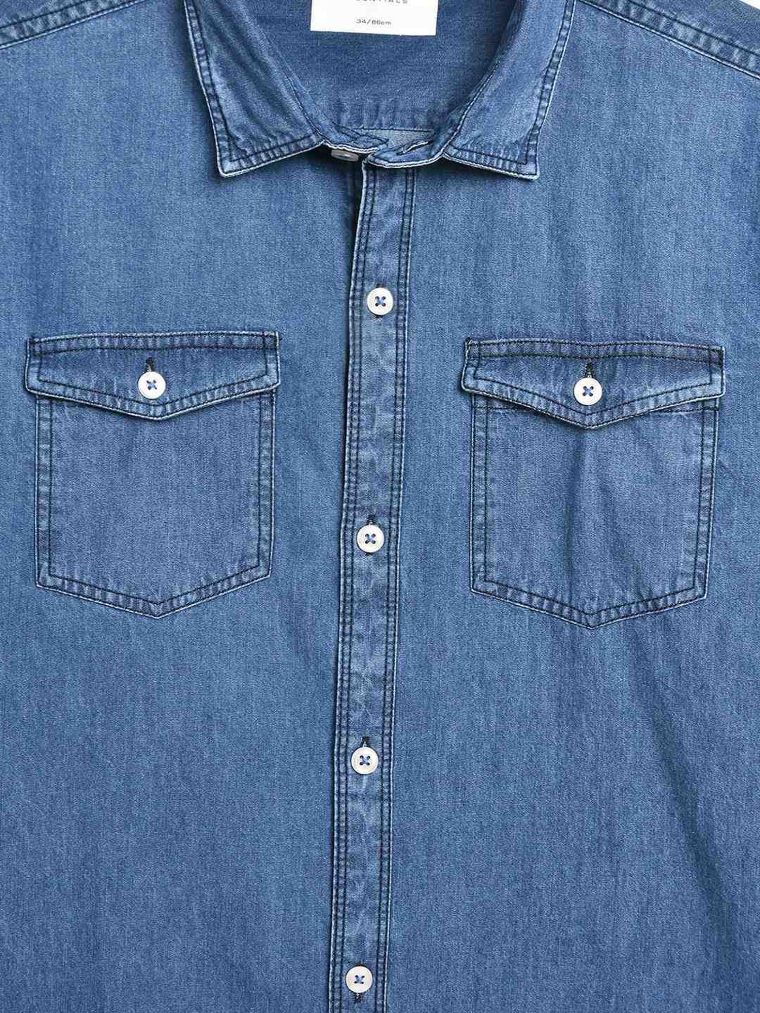 Octave Kids Blue Cotton Shirt
