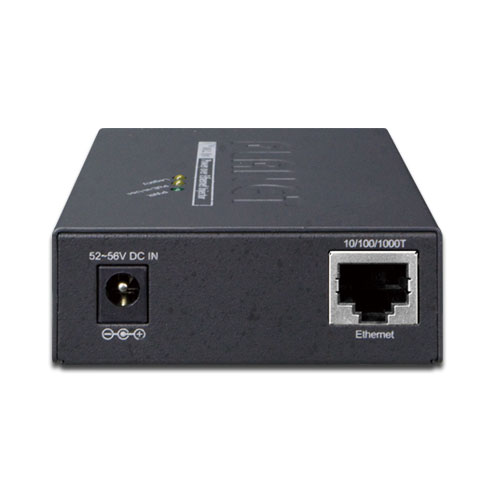 Planet POE-171A-60 Single-Port 10/100/1000Mbps 802.3bt Ultra PoE Injector (60 Watts, Legacy mode support, PoE Usage LED) w/ external power adapter