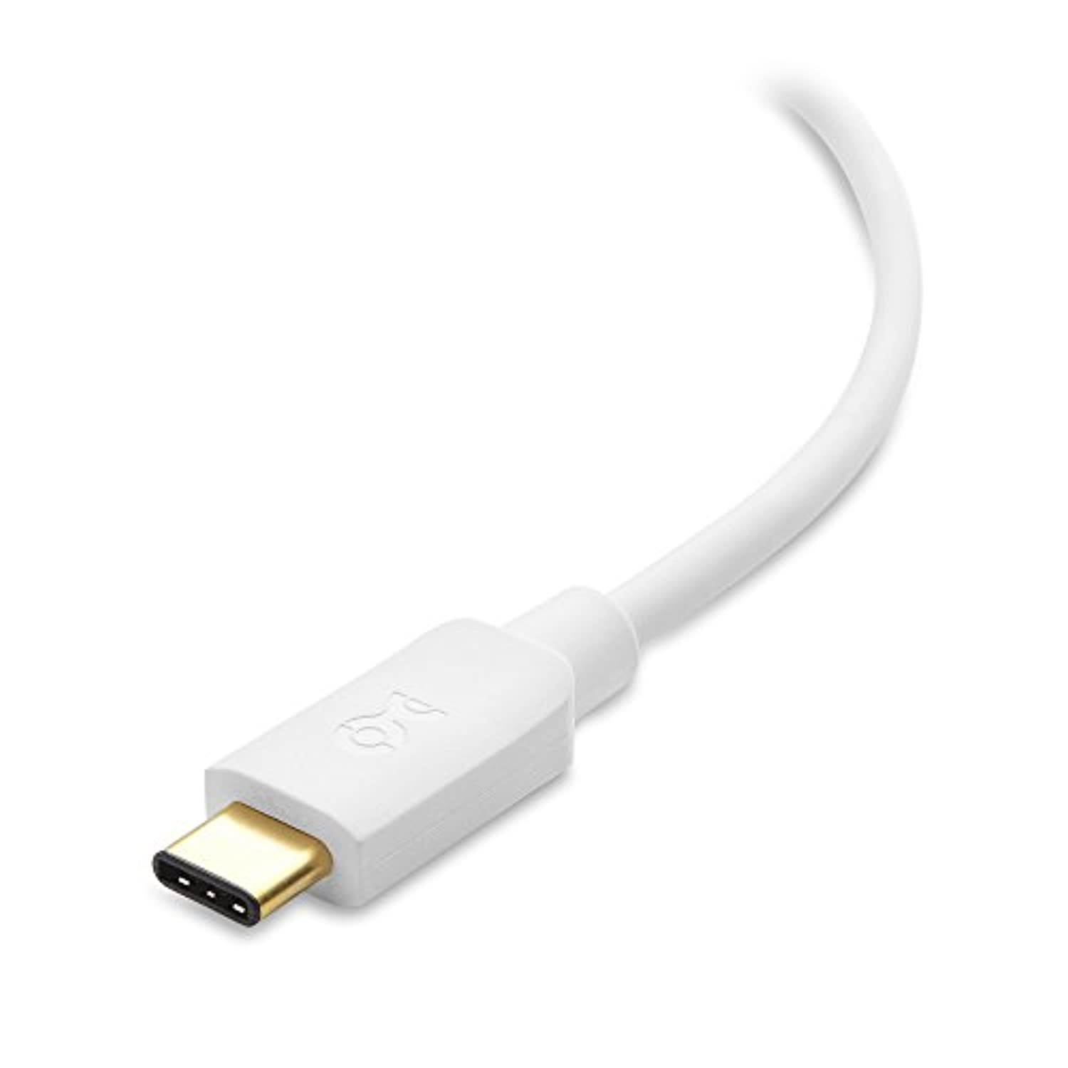 Cable Matters USB C Hub with HDMI 4K, 80W Charging, Gigabit Ethernet, and 3X USB in White - USB-C and Thunderbolt 3 Port Compatible with Surface Pro7, MacBook Pro, Dell XPS and More (201048-WHT)