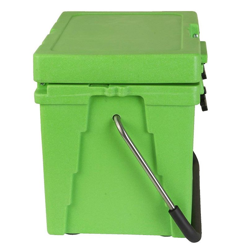 Nash Sub Z 23 Quart Heavy Duty Outdoor Portable Camping Sports Cooler, Green