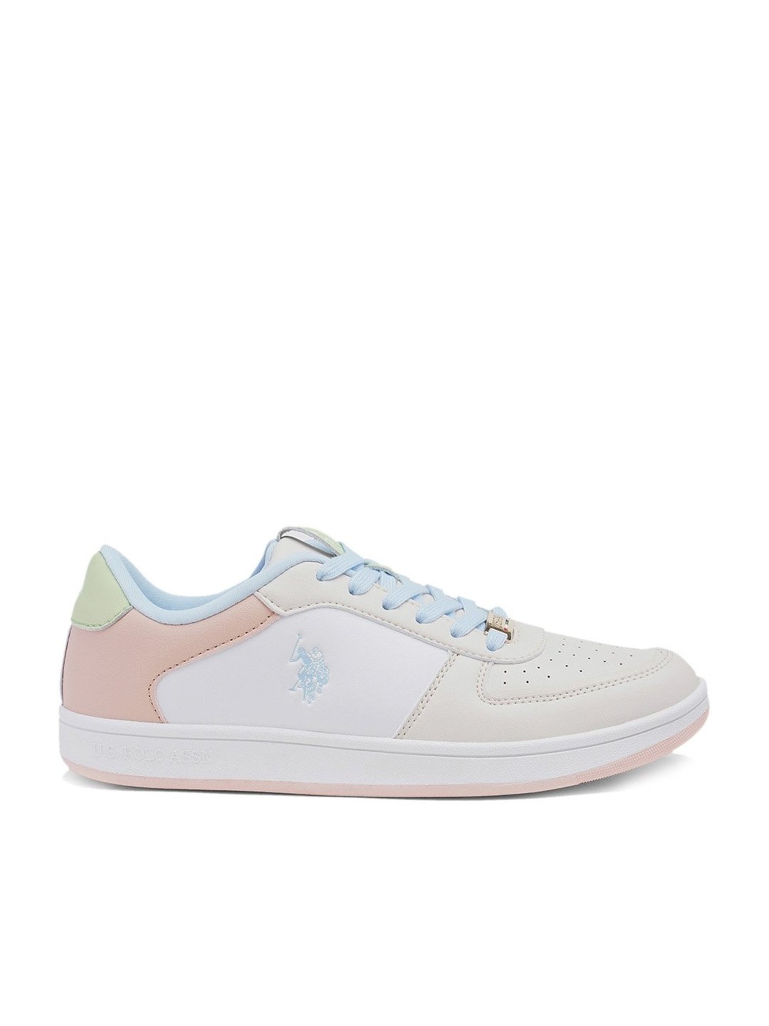 U.S. Polo Assn. Women's Off White Sneakers