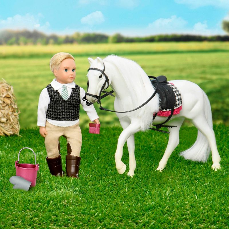 Lori Doll Horse with Accessories - Camarillo Horse White