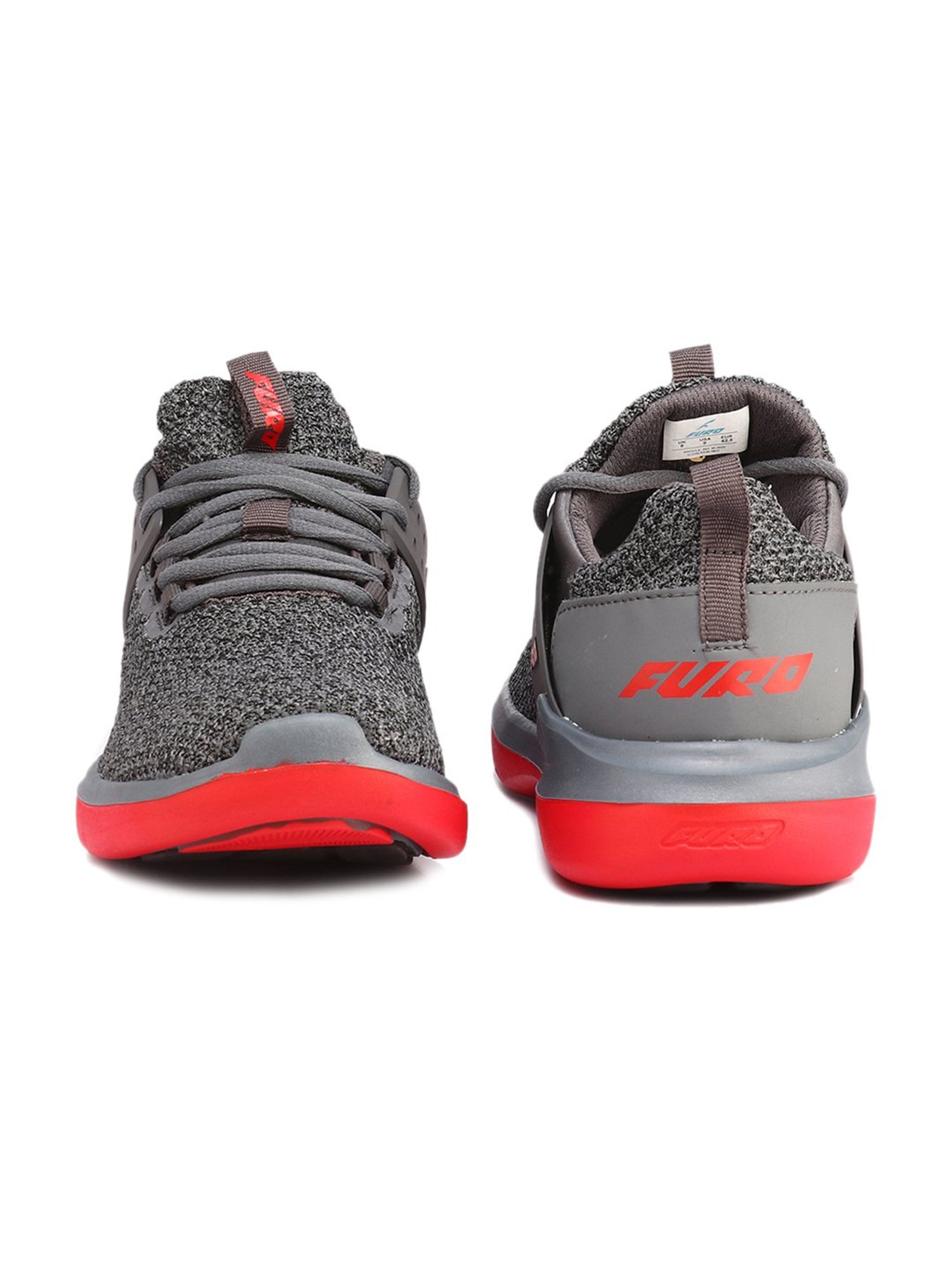 Furo by Red Chief Men's Dark Grey Running Shoes