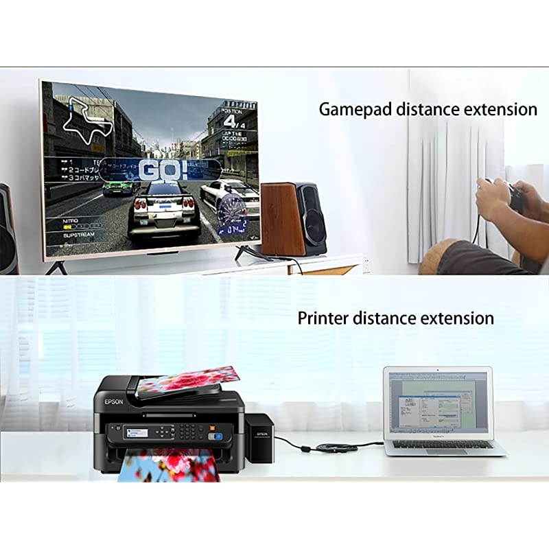 USB 30 Extension Cable 20 ft 22 AWG Long USB Extension Cable SuperSpeed USB 30 Type A Male to Female USB Cable Compatible with PrinterXbox USB Flash Drive Card Reader Hard DriveCamera