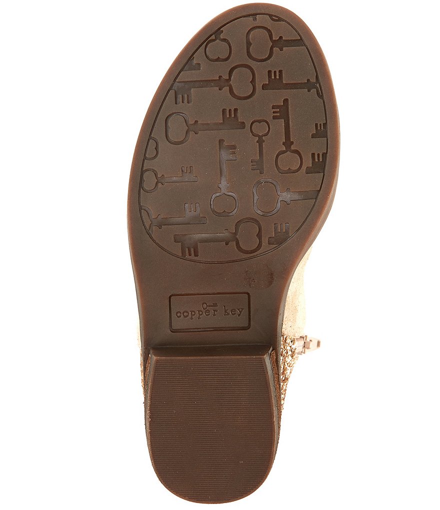 Copper Key Girls' Dazzler Glitter Back Booties (Infant)