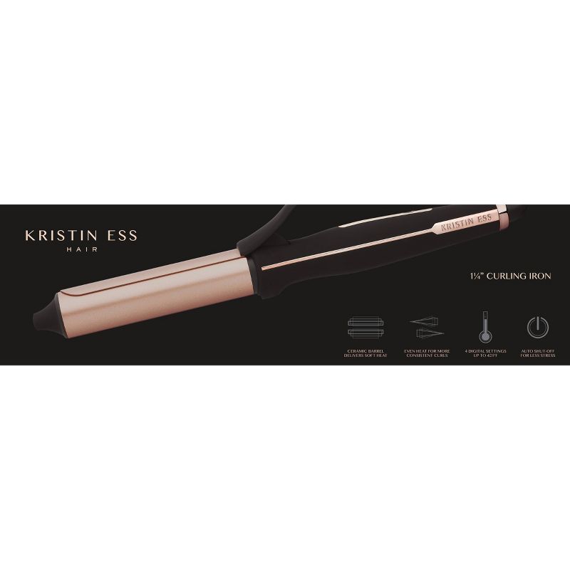 Kristin Ess Ceramic Curling Iron - 1 1/4"
