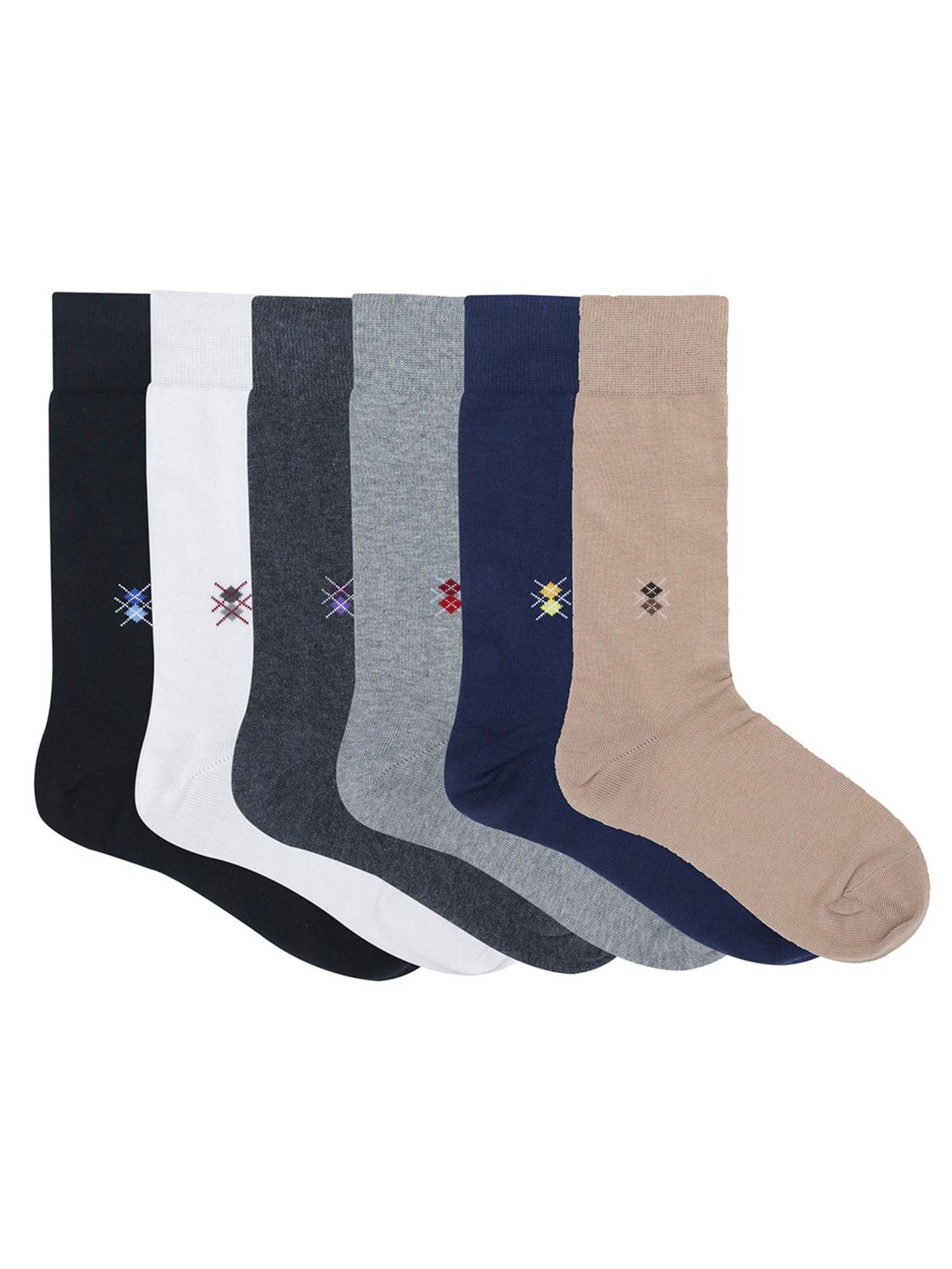 Balenzia Multicolor Free Size Socks - Pack of 6