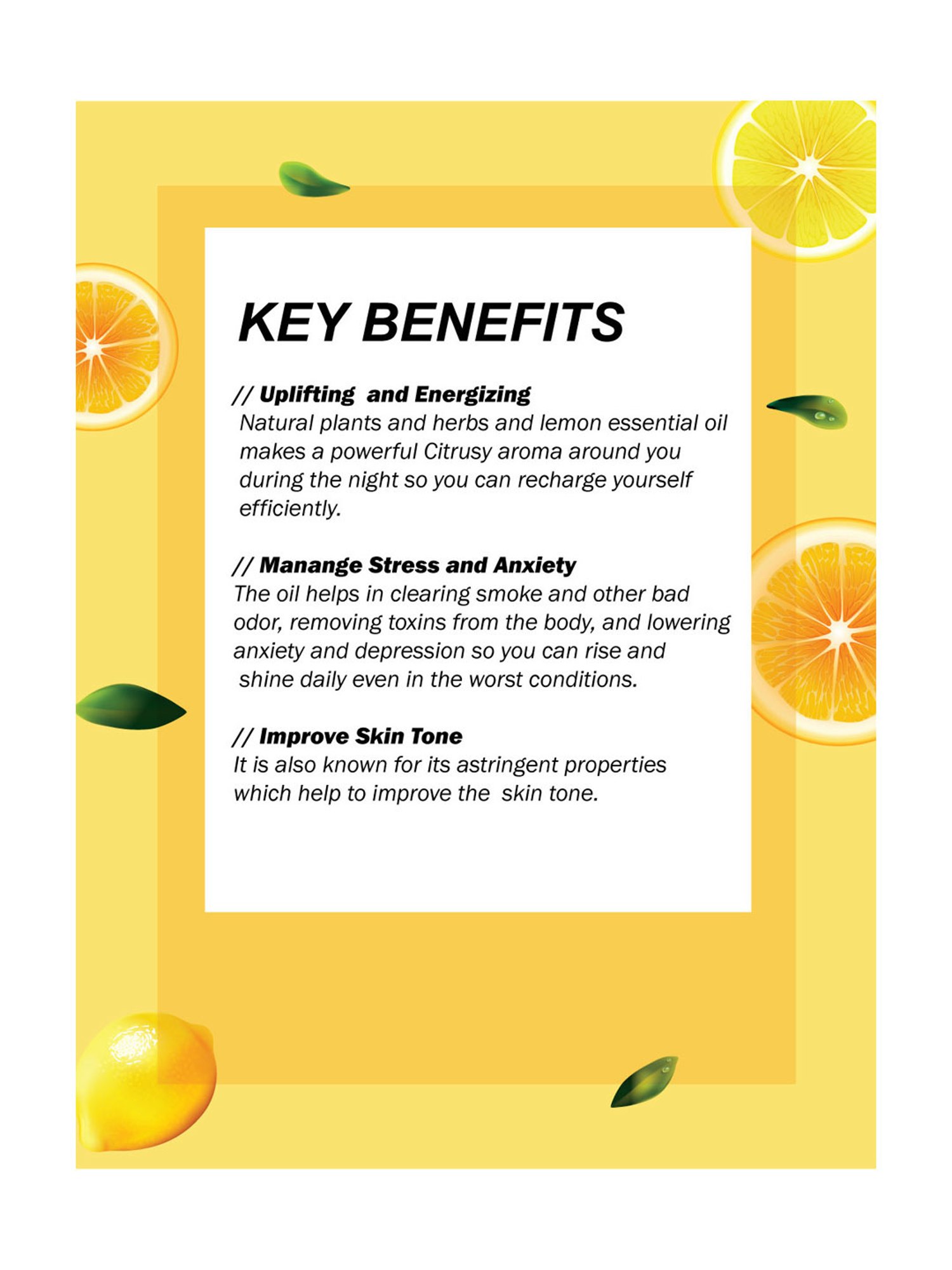 Holistic Healings By Shaveta Lemon Essential Oil - 15 ml