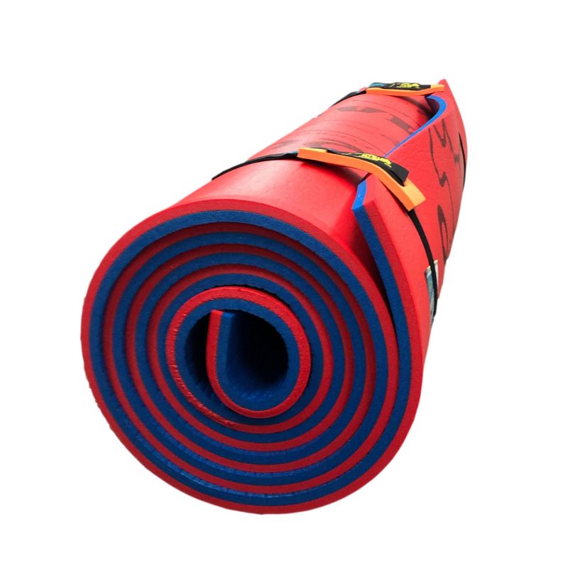 Aqua Lily Pad 20' All American 2 Layer Water Playground Floating Foam Island and Dolphin Swimming Pool Noodle Foam Float, Aqua Marine