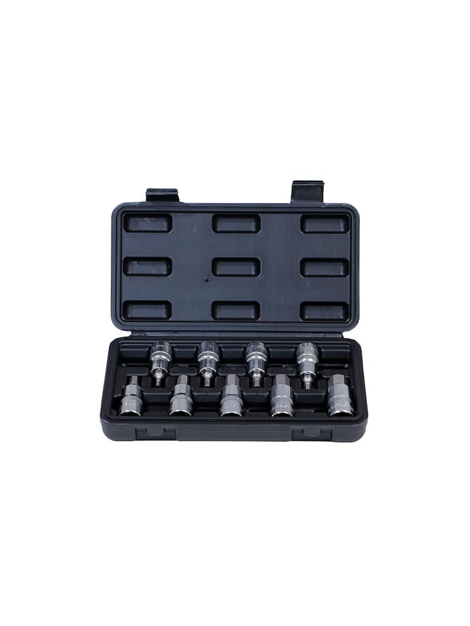 Durelo D-BS9H 1-2 inch Drive Hex Bit Socket Set - 9 Pcs