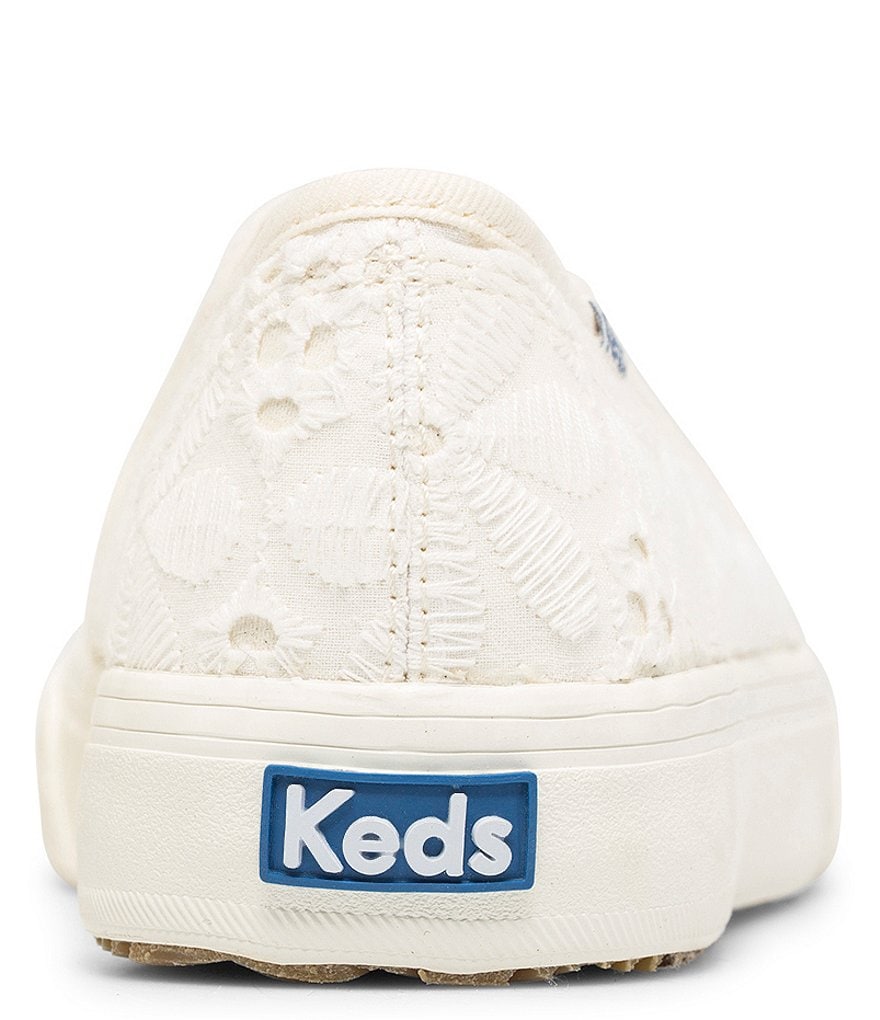 Keds Double Decker Eyelet Slip-On Sneakers