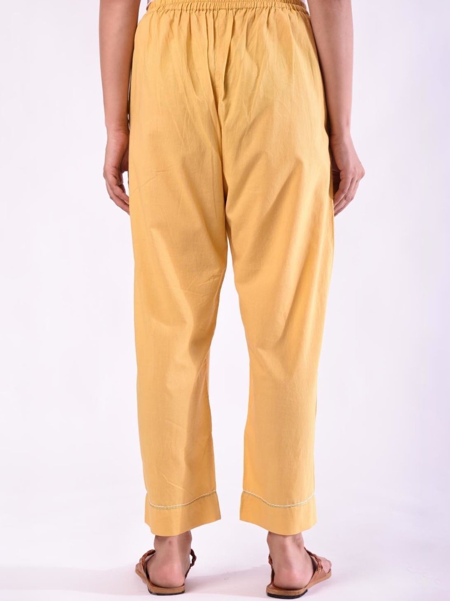 Prakriti Jaipur Yellow Daisy Pants