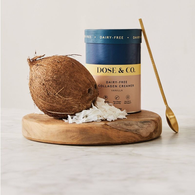 DOSE&CO Dairy-Free Collagen Creamer - Vanilla - 12oz