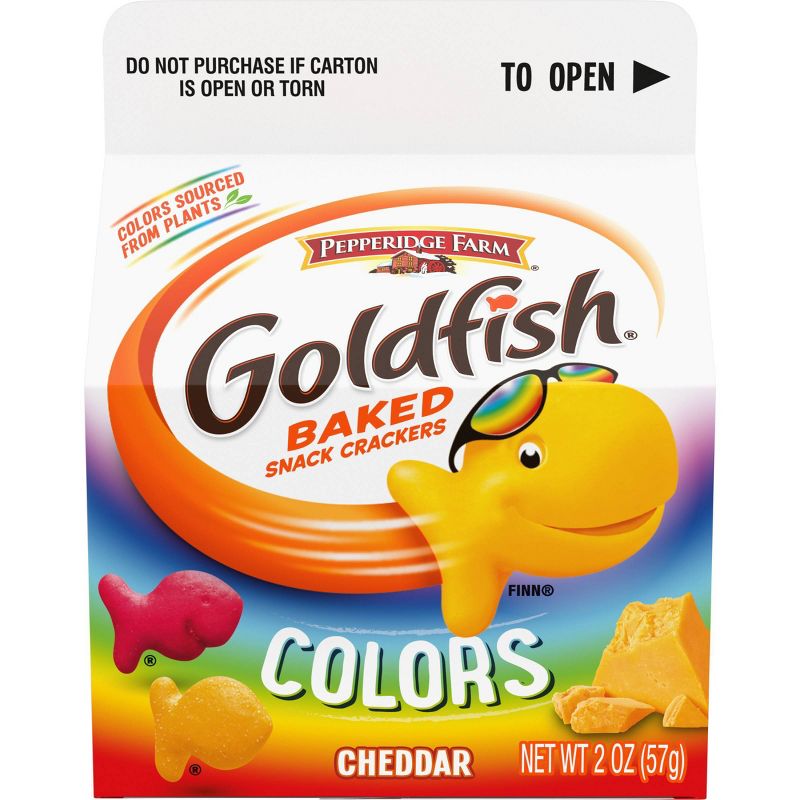 Pepperidge Farm Goldfish Colors Cheddar Crackers - 2oz Carton