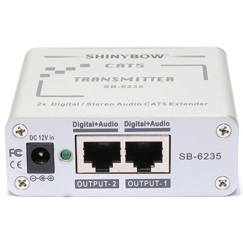 SB6235T Cat5 Composite Video Digital amp Stereo Audio Transmitter