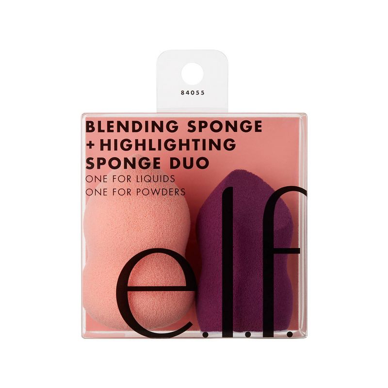 e.l.f. Blending & Highlighting Sponge Duo - 2ct