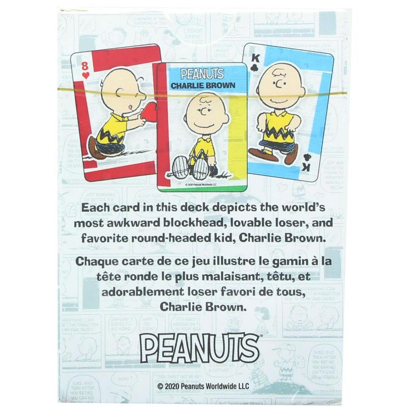 NMR Distribution Peanuts Charlie Brown Playing Cards | 52 Card Deck + 2 Jokers