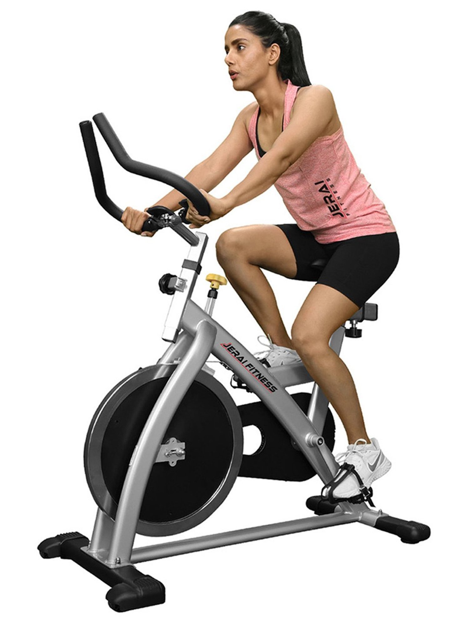 Jerai Fitness FBS4 Spinning Bike (Silver)