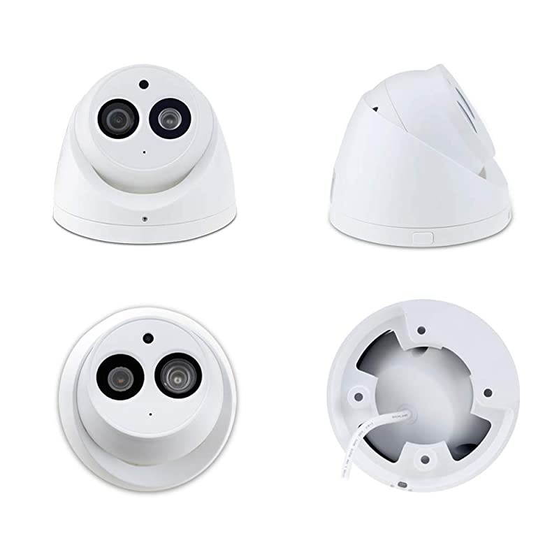 PoE Outdoor IP Camera - OEM IPC-HDW4631C-A 2.8mm Dome Security Camera with 164ft IR Night Vision, Built-in Mic, H.265+, WDR, 3D DNR, IP67 Waterproof