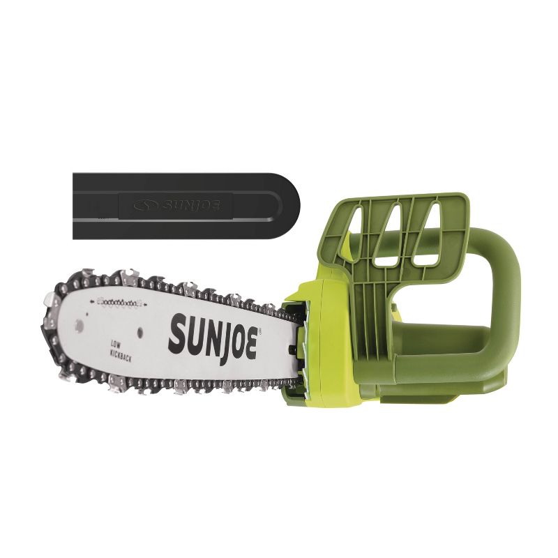 Sun Joe SWJ599E Tree Limb Master Electric Handheld Chainsaw | 14-Inch | 9-Amp | Low-Kickback.