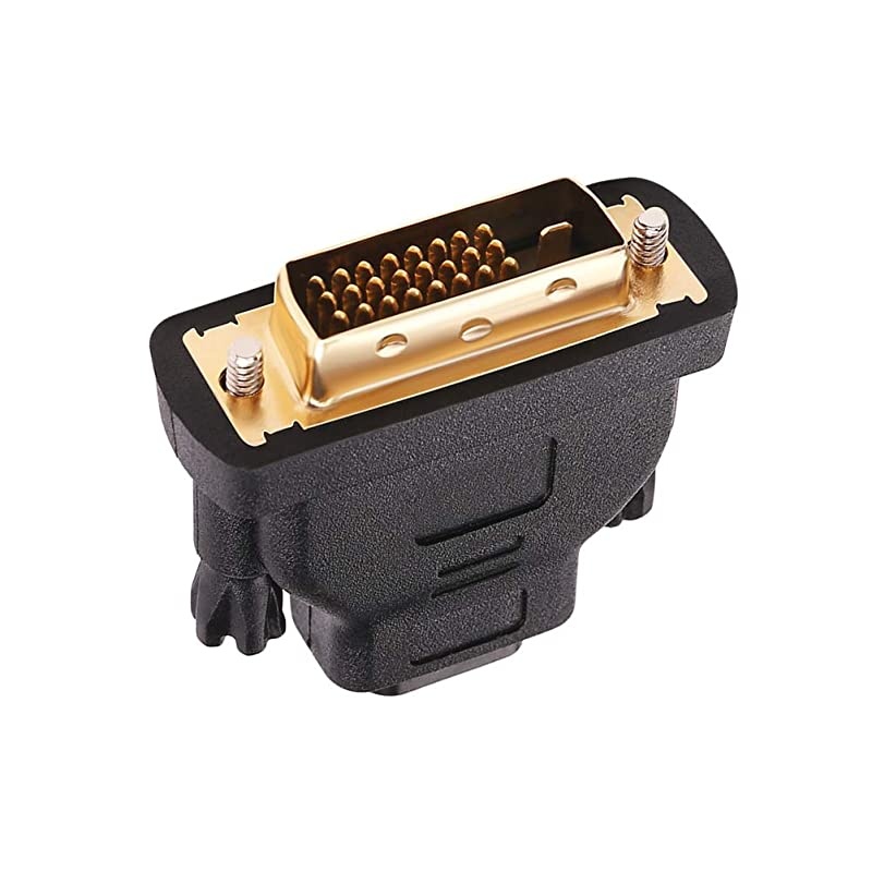 DVI Male to HDMI Female Adapter BiDirectional DVID Port Converter