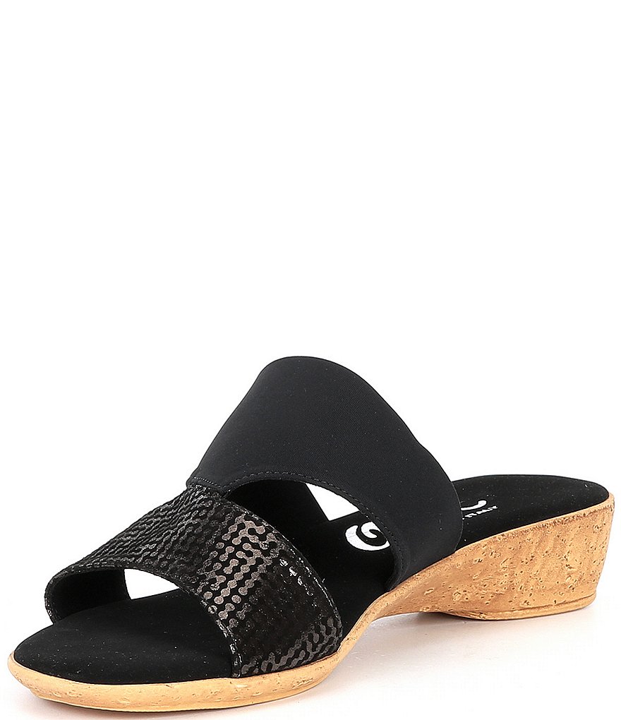 Onex Izabel Cork Wedge Slides
