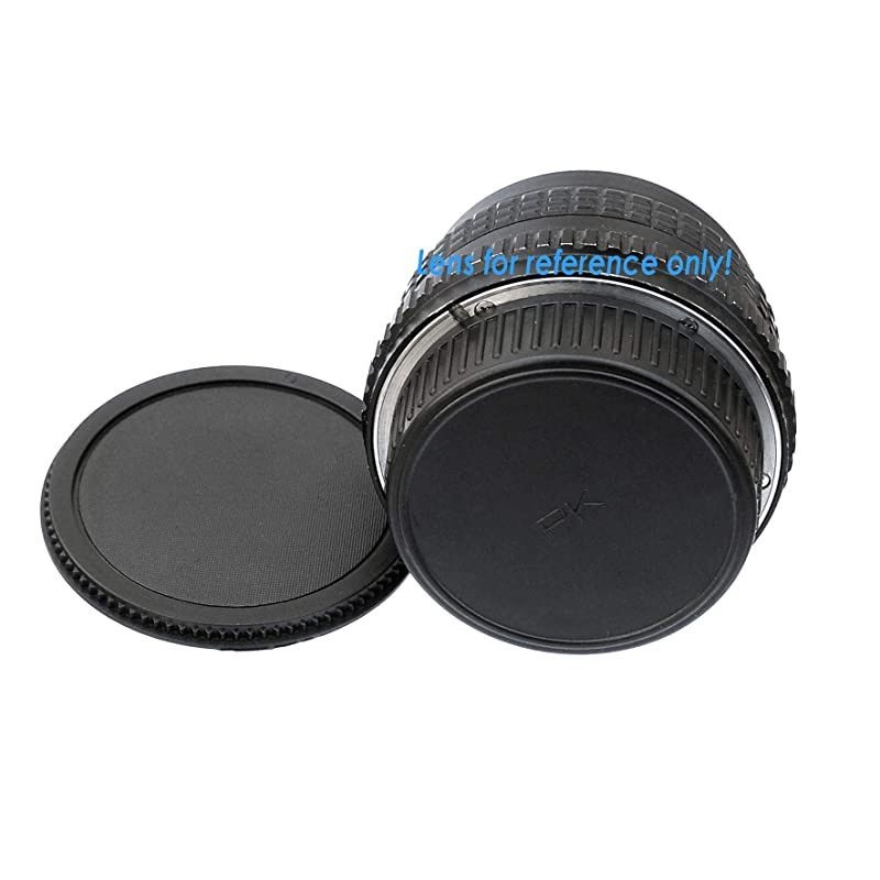 Rear Lens Cap for Pentax K Mount PK Lens Cap Kmount Lens Rear Cover PK Camera Body Cap for Pentax K K70 K1 K3 II KS2 KS1 K3 K50 K30 K5 IIs K5 II K5 K500 K50 K30 Kx K7 Km