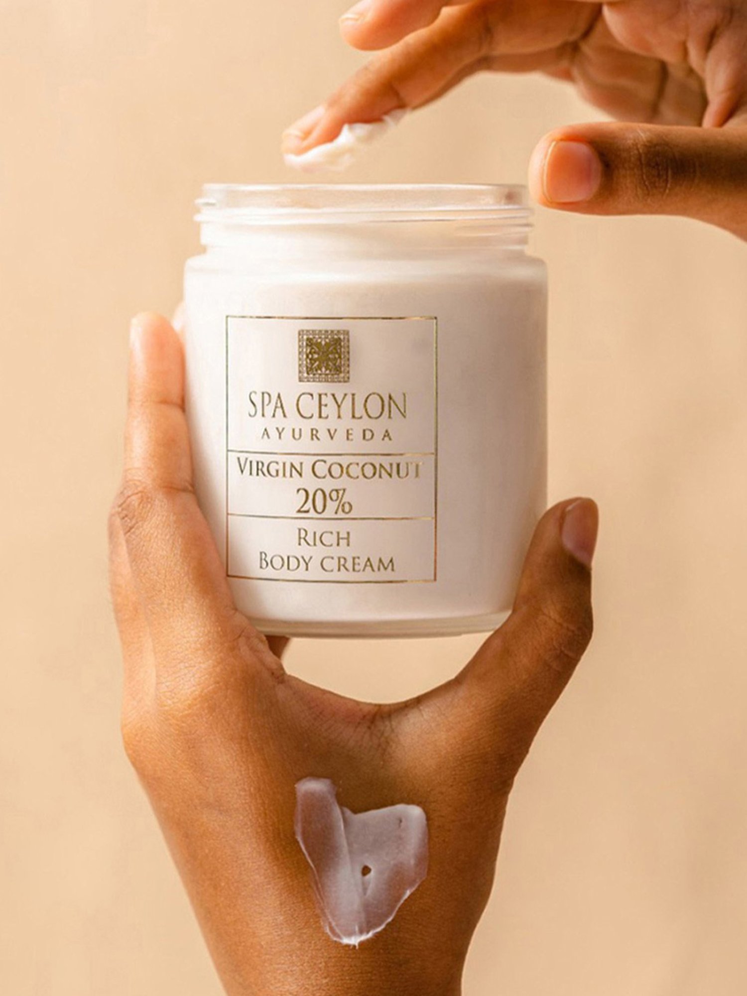 Spa Ceylon Virgin Coconut 20% Ultra Rich Body Cream - 225 gm