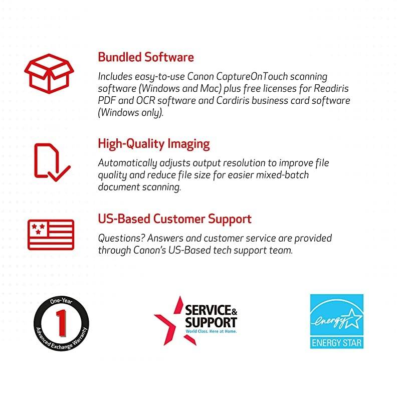 ImageFORMULA R40 Office Document Scanner For PC and Mac, Color Duplex Scanning, Easy Setup For Office Or Home Use, Includes Scanning Software