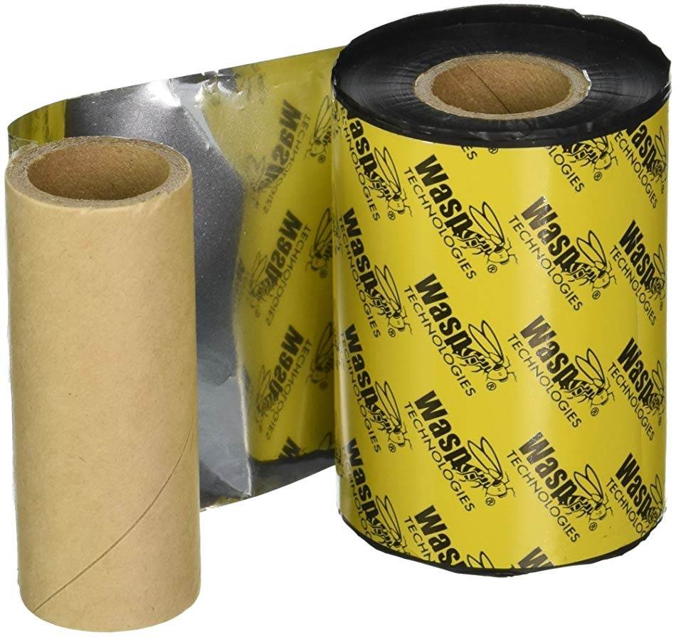 Wasp 633808431198 Premium Wax-Resin Label Ribbon, 3.26" x 820' - 1 Roll