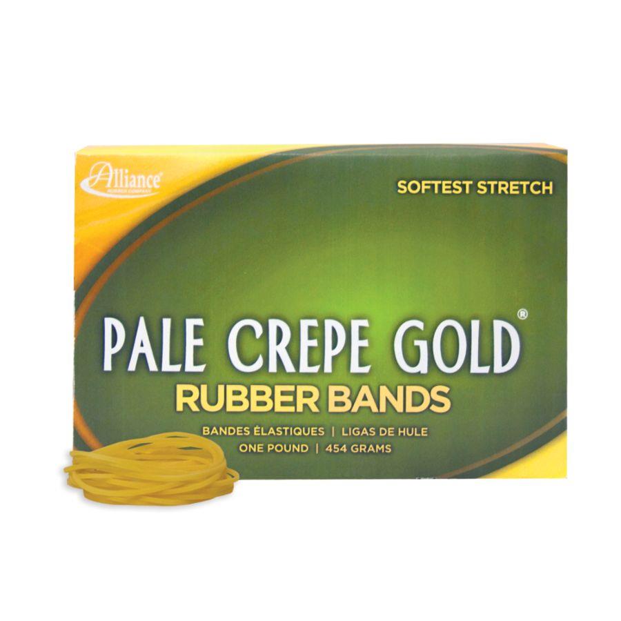 Alliance Rubber Pale Crepe Gold Rubber Band 2675 EA/BX