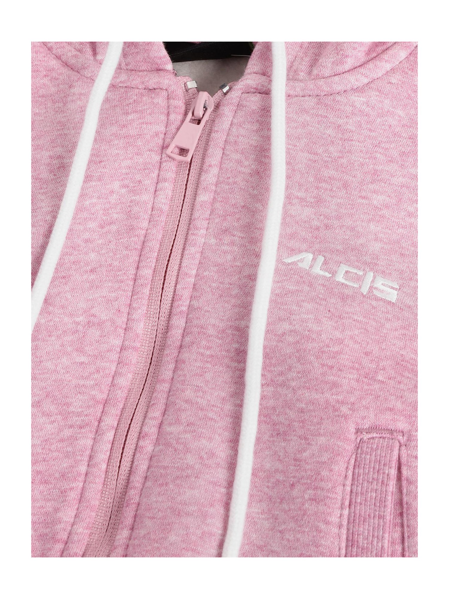 Alcis Kids Pink Cotton Hoodie