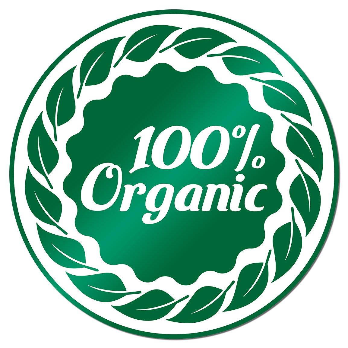 100% Organic 2 inch Round Labels Stickers Food Farm Farmers Market Fruit Stand 900 Labels