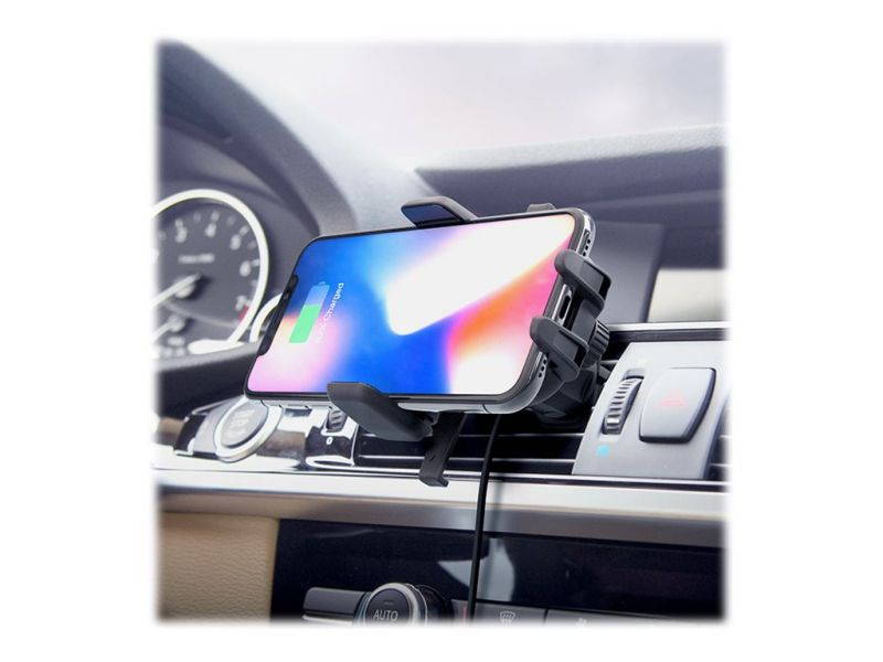 iOttie 080-08-8589 Easy One Touch Wireless Air Vent Mount, Black