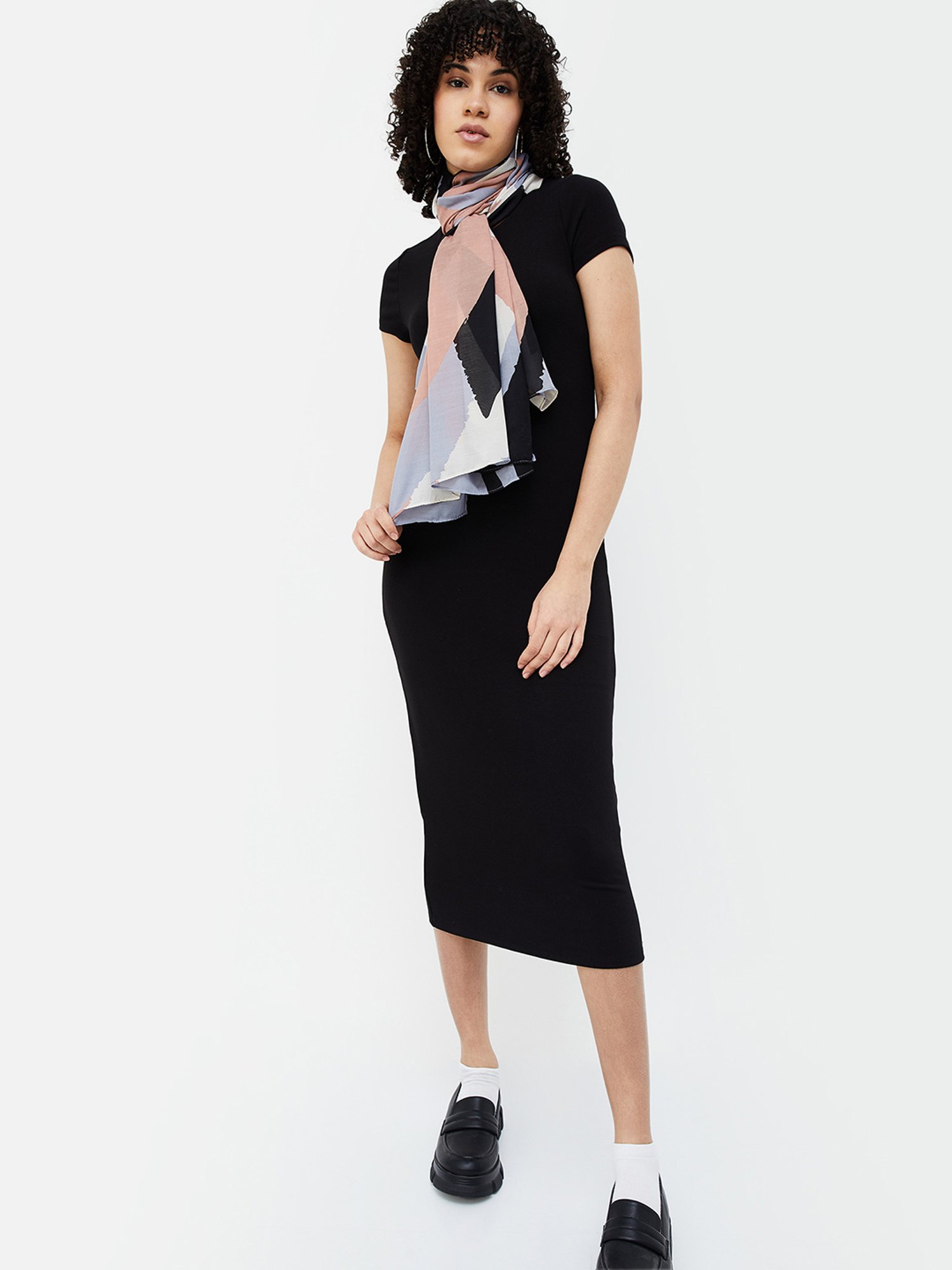 Ginger by Lifestyle Multicolor Printed Stole