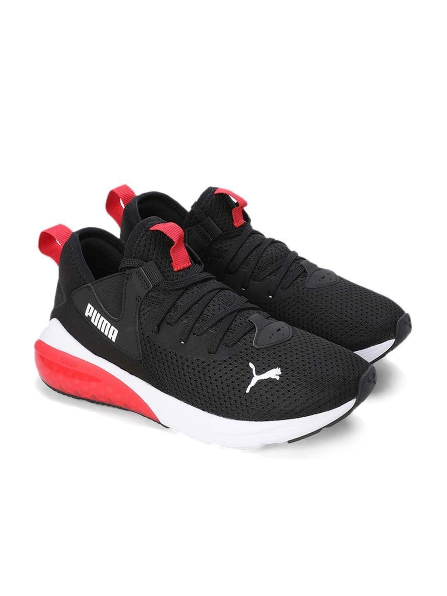 Asian Kids Core Black Running Shoes