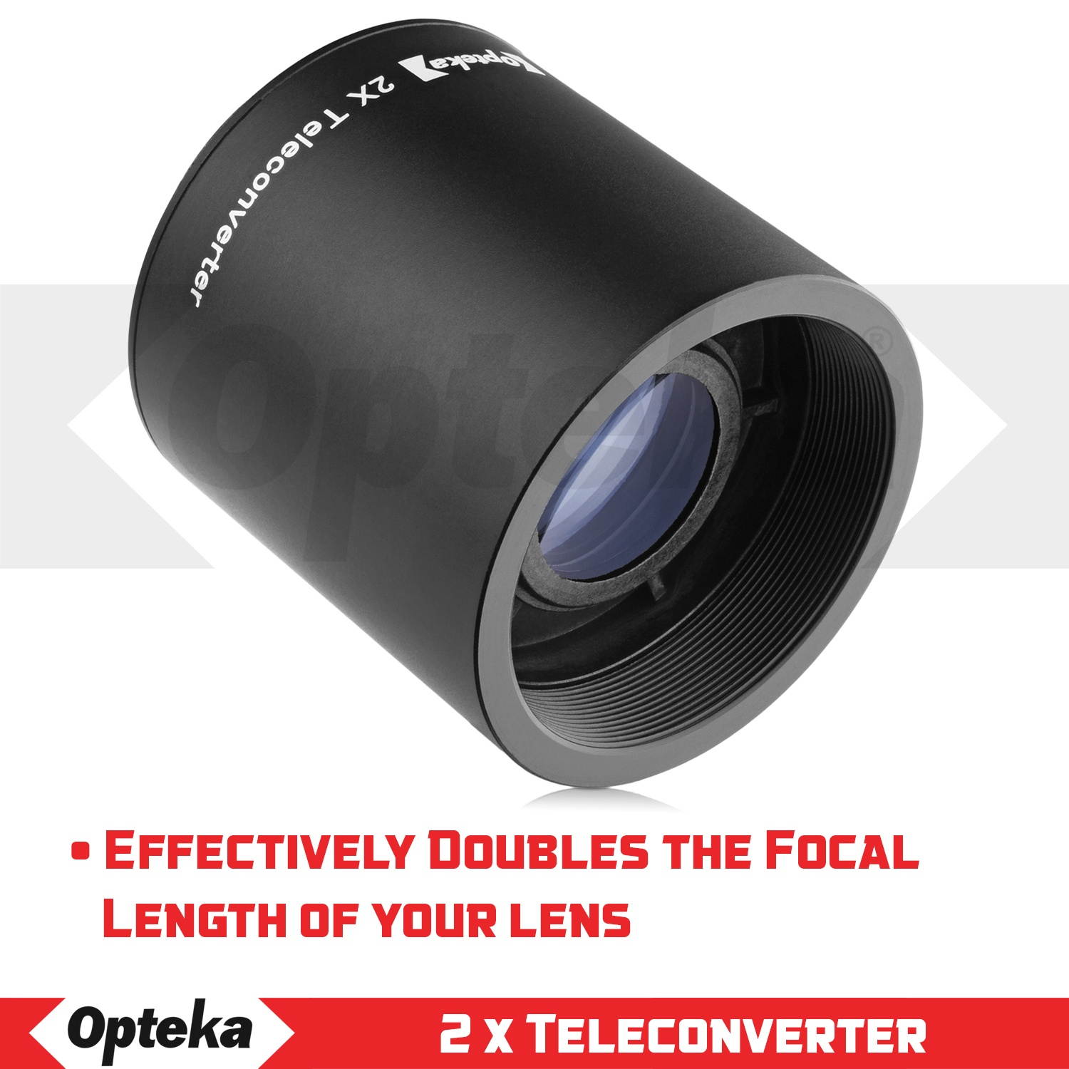 Opteka 650-1300mm (with 2x- 1300-2600mm) Telephoto Zoom Lens for Sony E-Mount a9, a7R, a7S, a7, a6600, a6500, a6400, a6300, a6000, a5100, a5000, a3500, a3000, NEX-7, 6, 5T, 5N, 5R Mirrorless Cameras