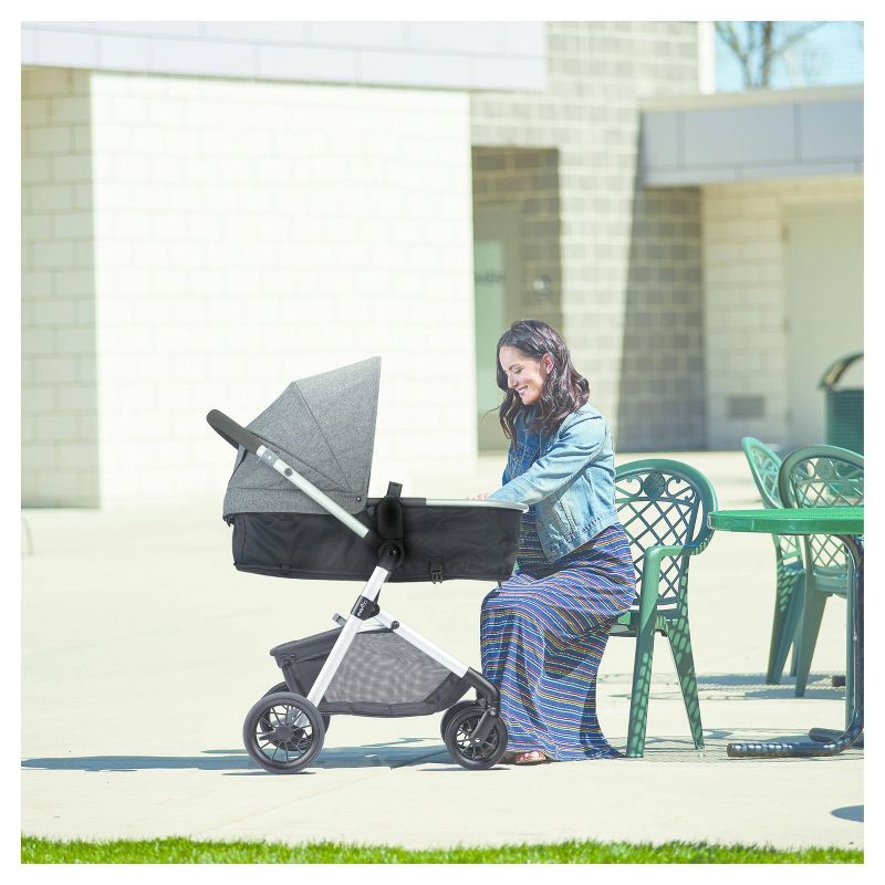 Cybex Eezy S+2 Travel System with Aton 2 Infant Car Seat - Deep Black