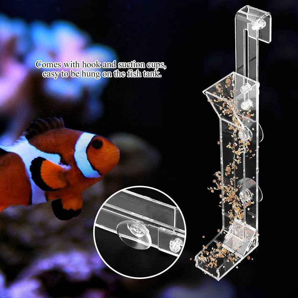 Fish Feeder Acrylic Shrimp Feeder Tube Feeding Tube Dish Set Fish Tank Aquarium Accessories