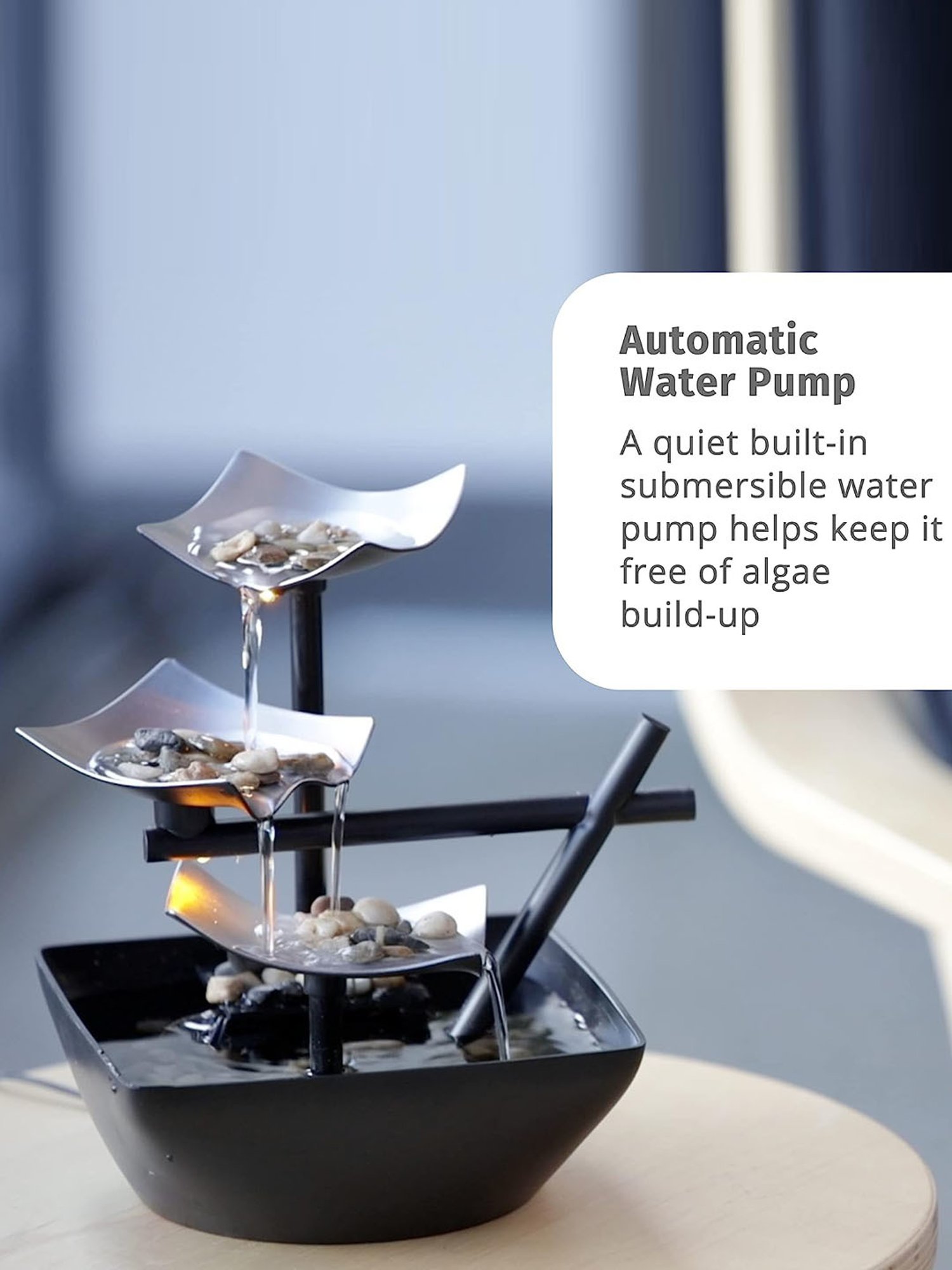 The Artment Modern Art Zen Water Fountain