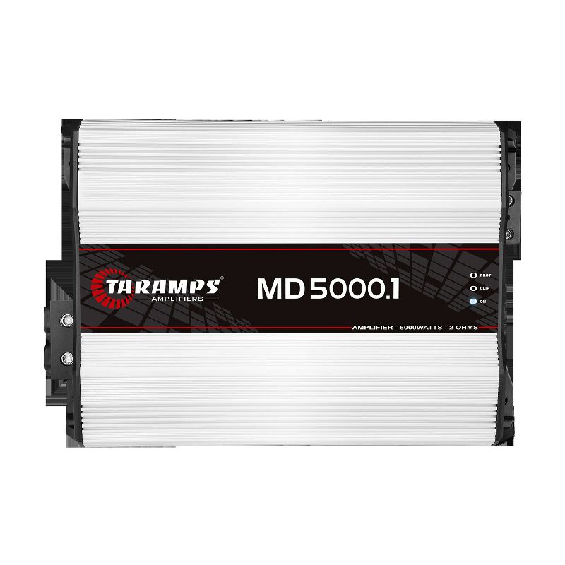 Taramps 900816 Class D MD 5000.1 5000 Watt RMS 2 Ohms Automotive Sound Systems Mono Full Range Speaker Amplifier with Built In Thermal Protection